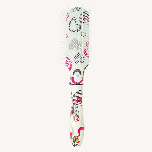 CEPILLO CUADRADO PARA CABELLO CORAZONES / BR23B